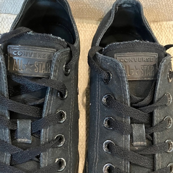 Converse all star men’s 6 /women’s 8 black Canvas Sneakers / running shoes - Picture 11 of 12